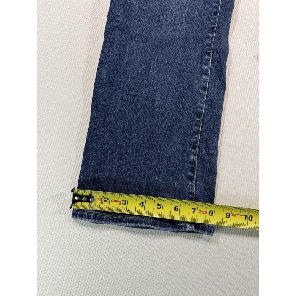 NYDJ Marilyn Straight Jeans Womens 12 Lift Tuck Dark Wash Stretch Denim - Picture 4 of 8